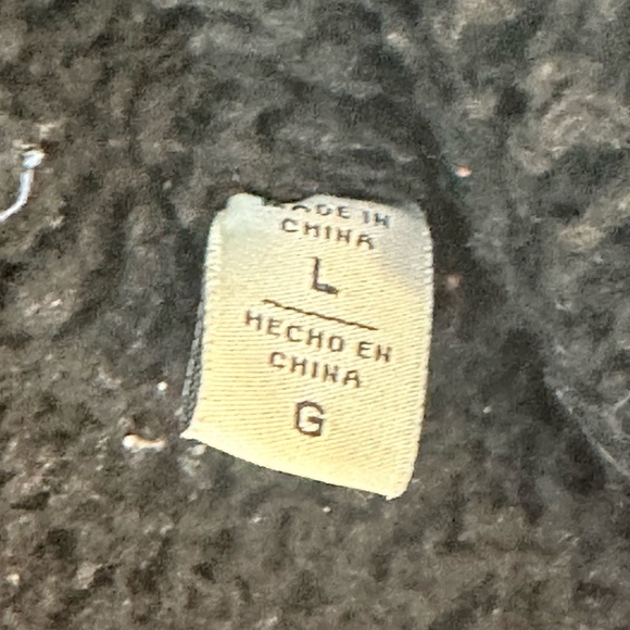 Levi’s DIY Black Soft Shell Sherpa Line Hooded Coat, Large - Picture 9 of 16